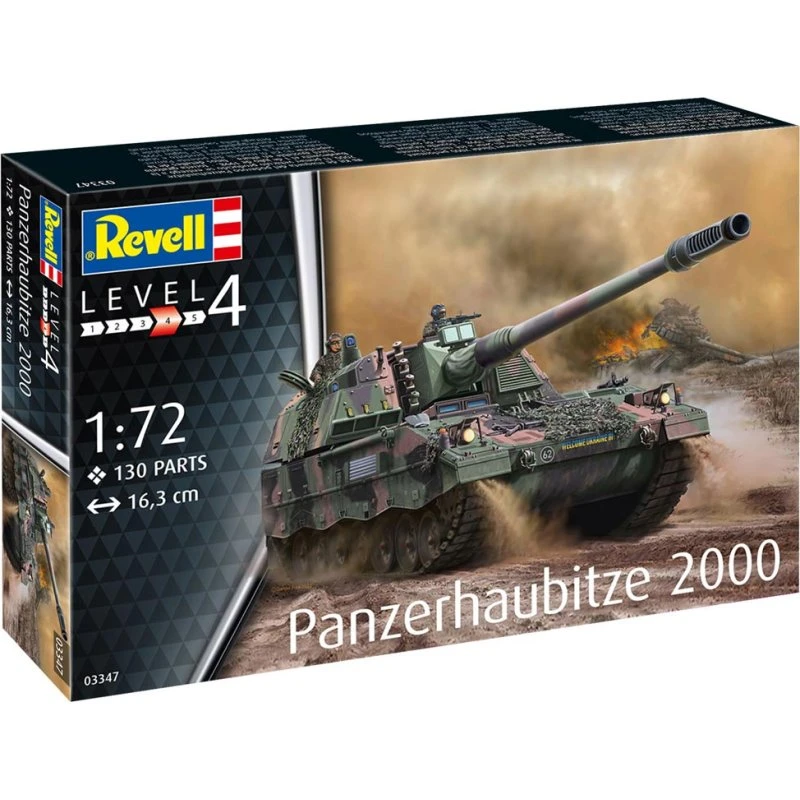 Revell Panzerhaubitze 2000 model 1:72 - 130 dele (Level 4)