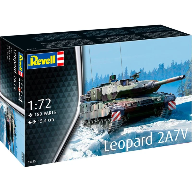 Revell Leopard 2A7V 1:72 modelkampvogn (189 dele)