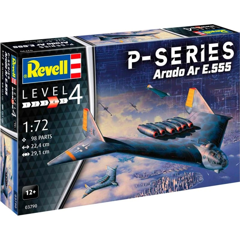 Revell P-Series Arado AR E.555 1:72 byggesæt