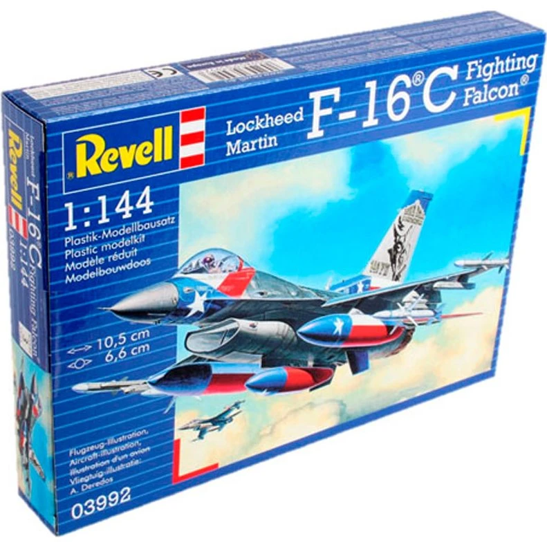 Revell F-16C Fighting Falcon byggesæt 1:144 (70 dele)