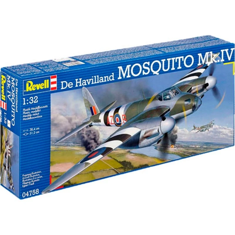 Revell De Havilland Mosquito Mk.IV 1:32 byggesæt, 82 dele