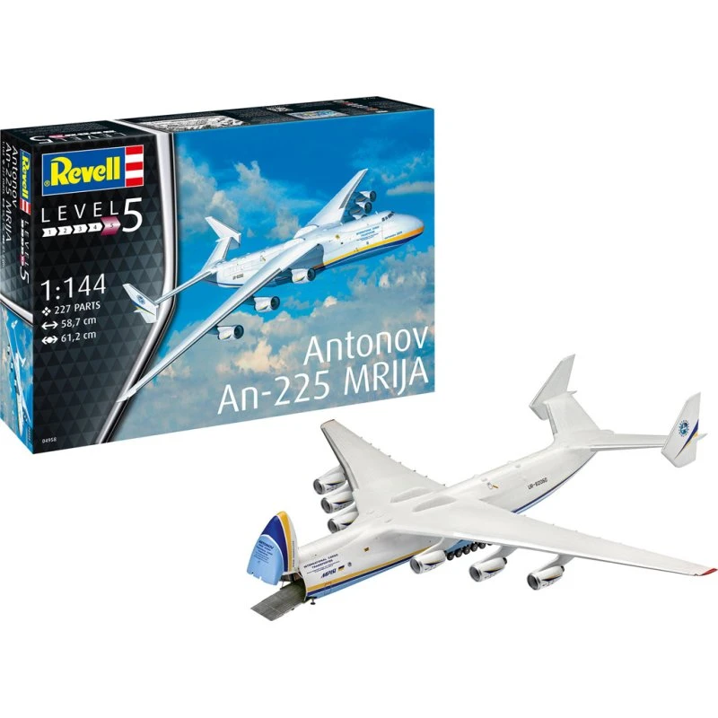 Revell Antonov AN-225 Mrija 1:144 byggesæt (58,7 cm, 227 dele)