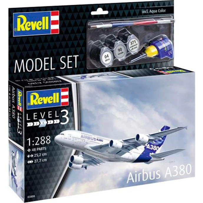 Revell Airbus A380 modelfly 1:288 – komplet byggesæt