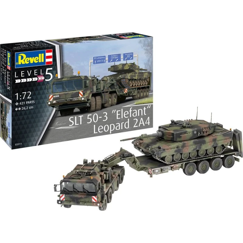 Revell SLT 50-3 "Elefant" + Leopard 2A4 1:72 (421 dele)