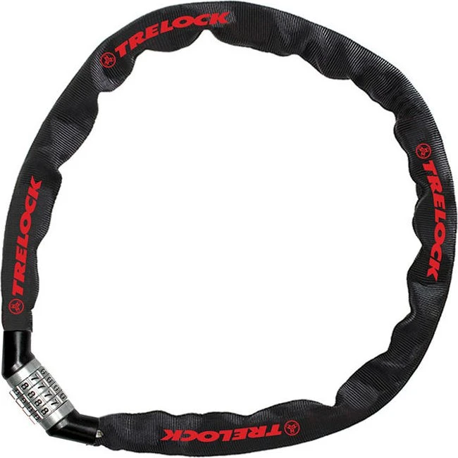 Trelock BC 115 kædelås 60 cm / 4 mm, sort (Lvl 1)