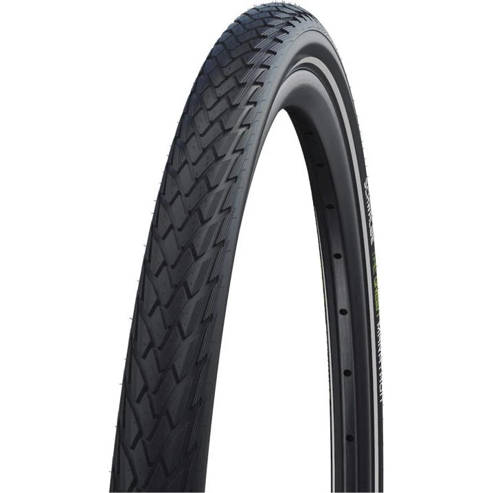 Schwalbe Green Marathon tråddæk 700x38C - sort refleks