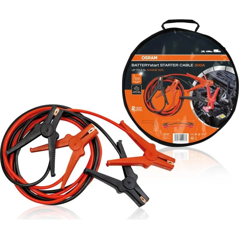 OSRAM Startkabler 3 m 300 A (16 mm²) - BATTERYstart