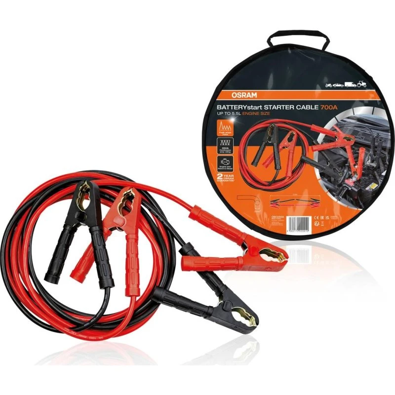 OSRAM Startkabler 3,5 m 700A (25 mm²)