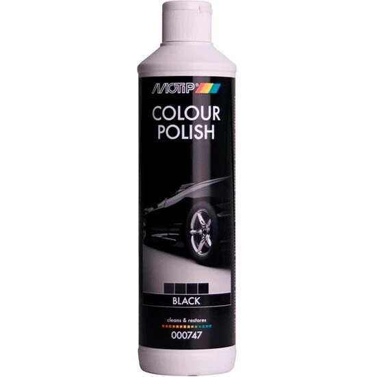 Motip Polish & Voks, Sort 500 ml