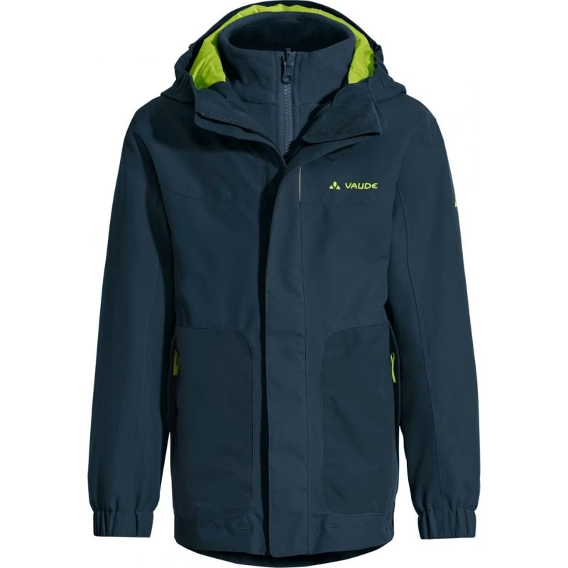 Vaude V Kids Campfire 3in1 Jacket IV - Dark Sea, 122/128