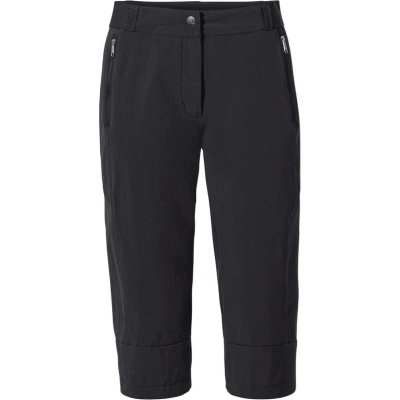 Vaude Farley Stretch Capri III, sort - str. 38