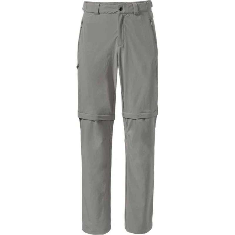 Vaude Herre Farley Stretch T-zip Bukser III, Stone Grey, Str. 54