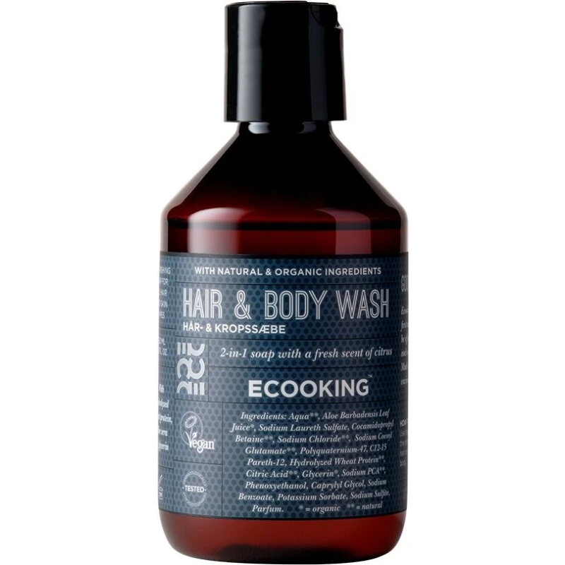 Ecooking Men Hår- & Kropssæbe 250 ml