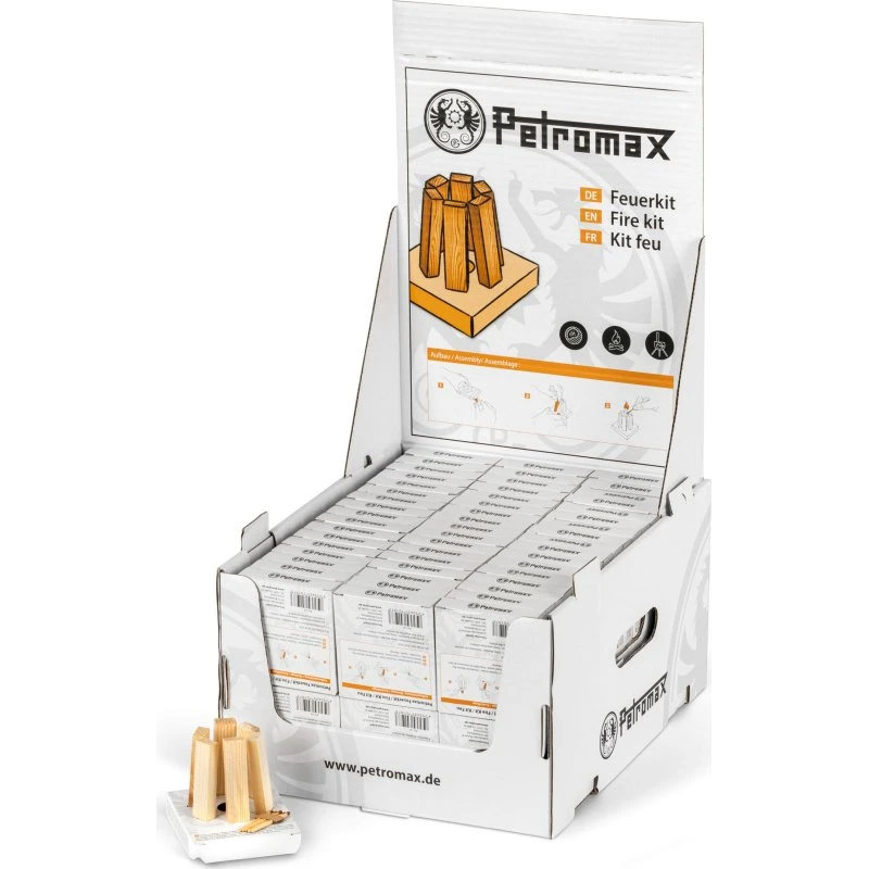 Petromax Fire Kit Display Box – 100 stk båludstyr