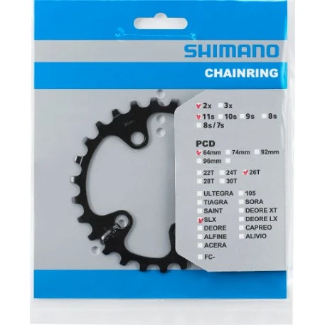 Shimano SLX M7000 klinge 26T – til 2x11-speed