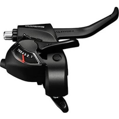 Shimano ST-EF41 STI-greb højre 6-speed med bremsegreb, sort