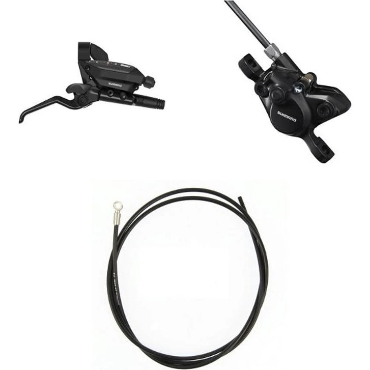 Shimano MT200 hydraulisk bremsesæt og 8-gear skifter (bag/højre)