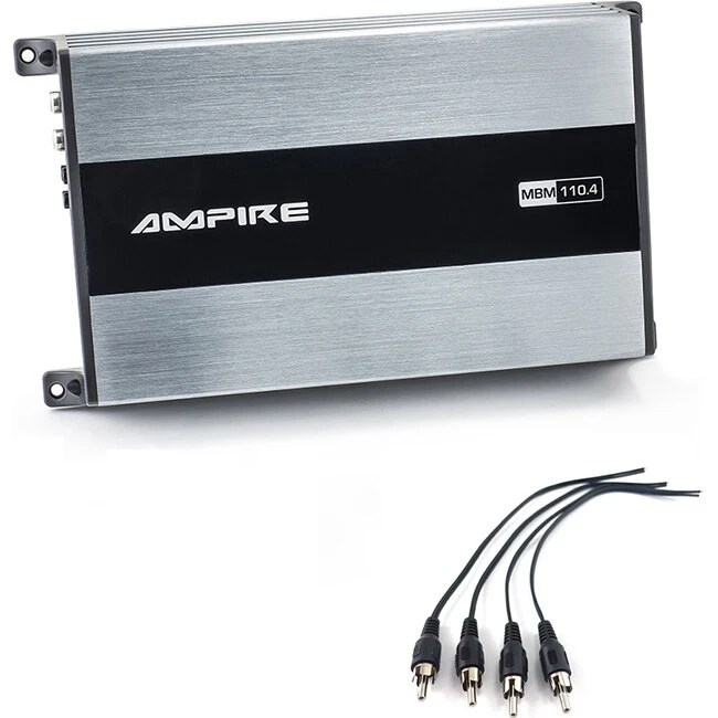 Ampire MBM110.4-2G 4-kanals Class D forstærker, op til 880W