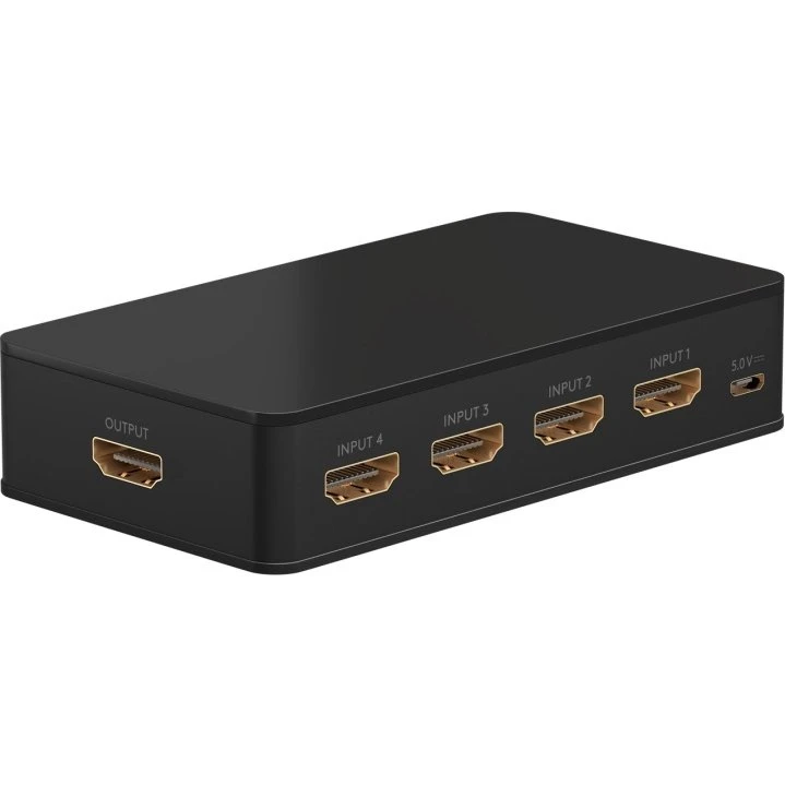Goobay Manuel HDMI-switch 4‑i‑1 4K@60Hz