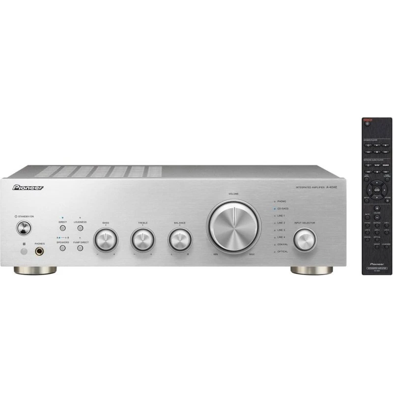 Pioneer A-40AE integreret forstærker, sølv