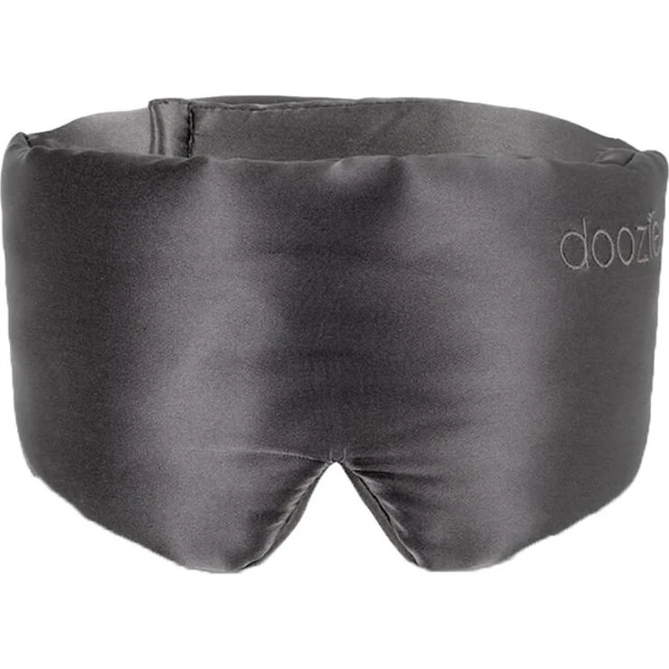 Doozie Luksus Sovemaske Anthracite i Mulberry-silke