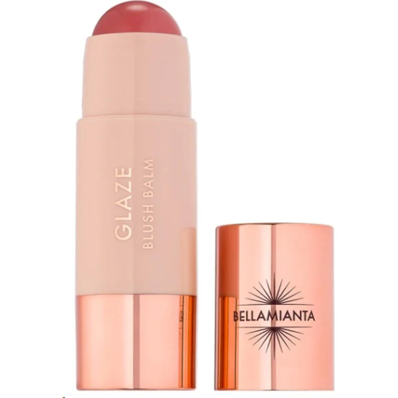 Bellamianta Glaze Blush & Glow Balm - Desert Rose 5 g
