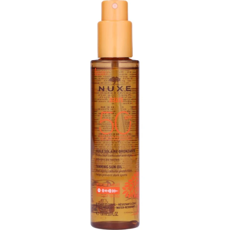 Nuxe Sun Tanning Oil SPF 50, 150 ml