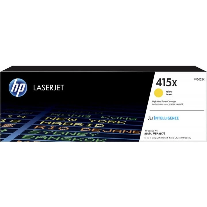 HP Toner W2032X 415X Gul (Høj kapacitet)