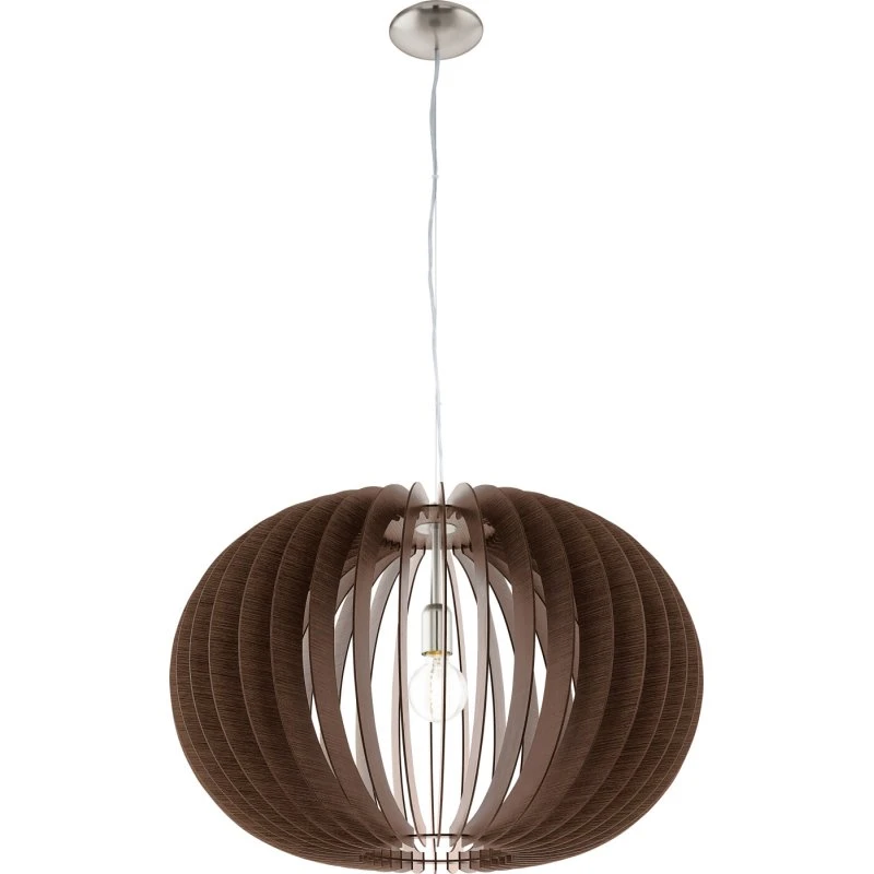 EGLO Stellato pendel Ø70 cm valnød