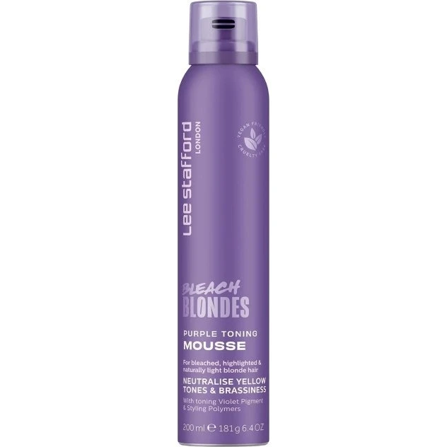 Lee Stafford Bleach Blondes Purple Toning Mousse 200 ml