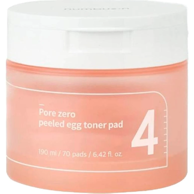Numbuzin No.4 Pore Zero Peeled Egg Toner Pad