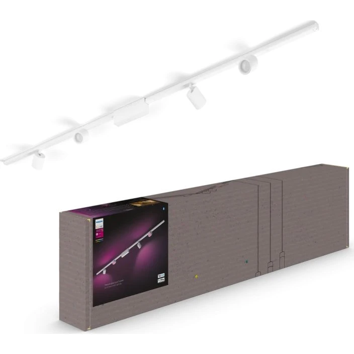 Philips Hue Perifo 4x Cylinder Spots – White & Color, Hvid