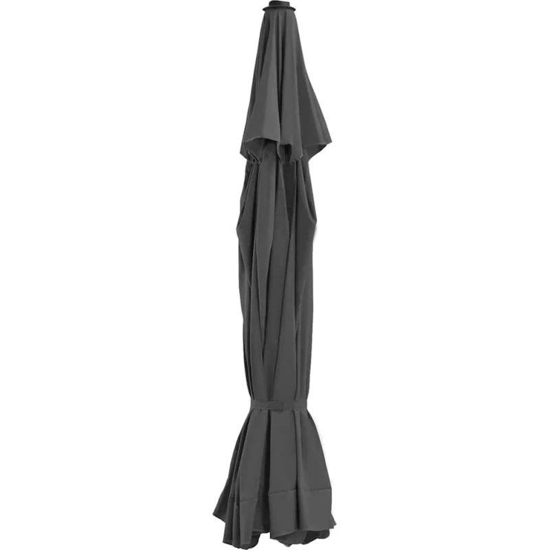 vidaXL udskiftningsdug til parasol 515 cm – antracitgrå