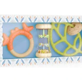 Djeco Ranglesæt 3 dele – træ og silikone