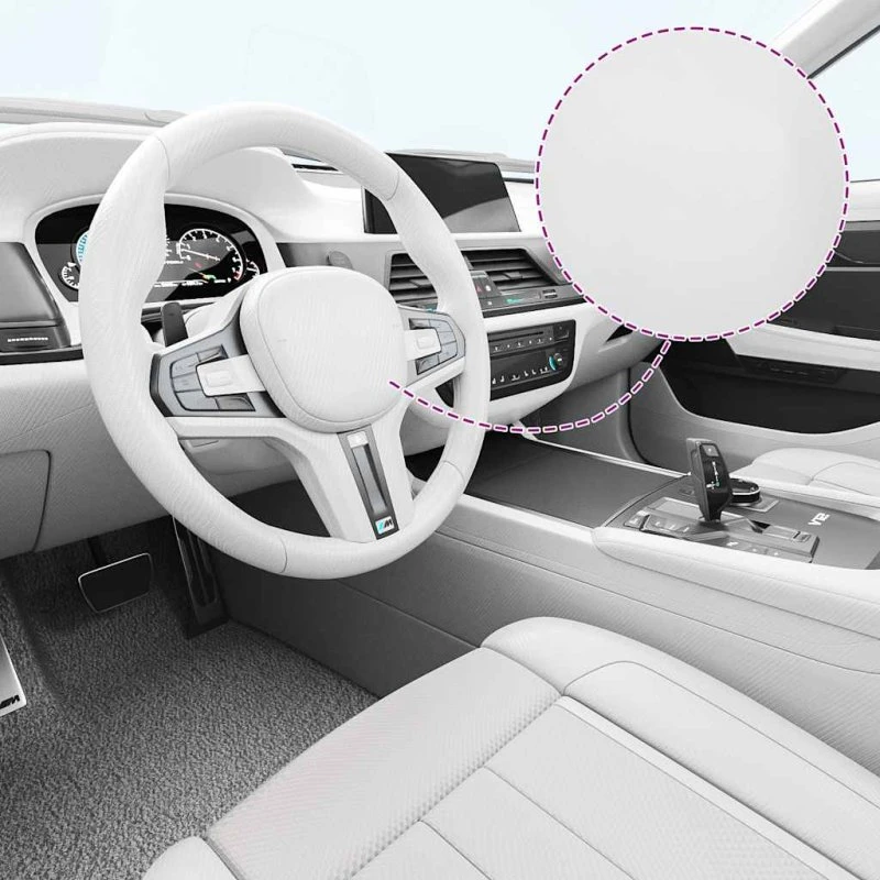 vidaXL 4D bilfolie 100x150 cm, hvid