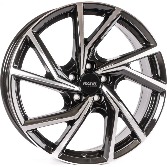 Platin Wheels P 107 19'' fælge diamant-sort frontpoleret