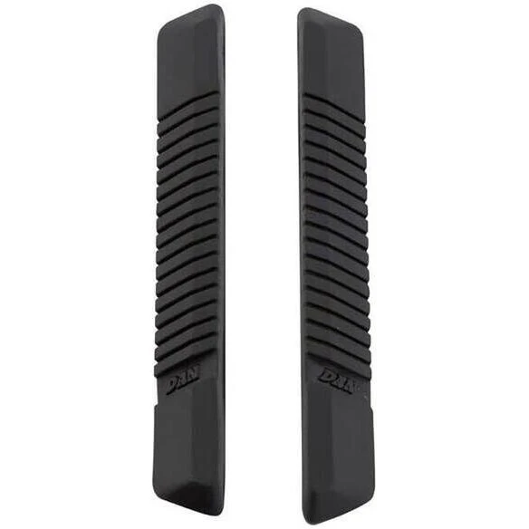 Carpoint Dørkantbeskytter sort gummi 11 cm – 2 stk