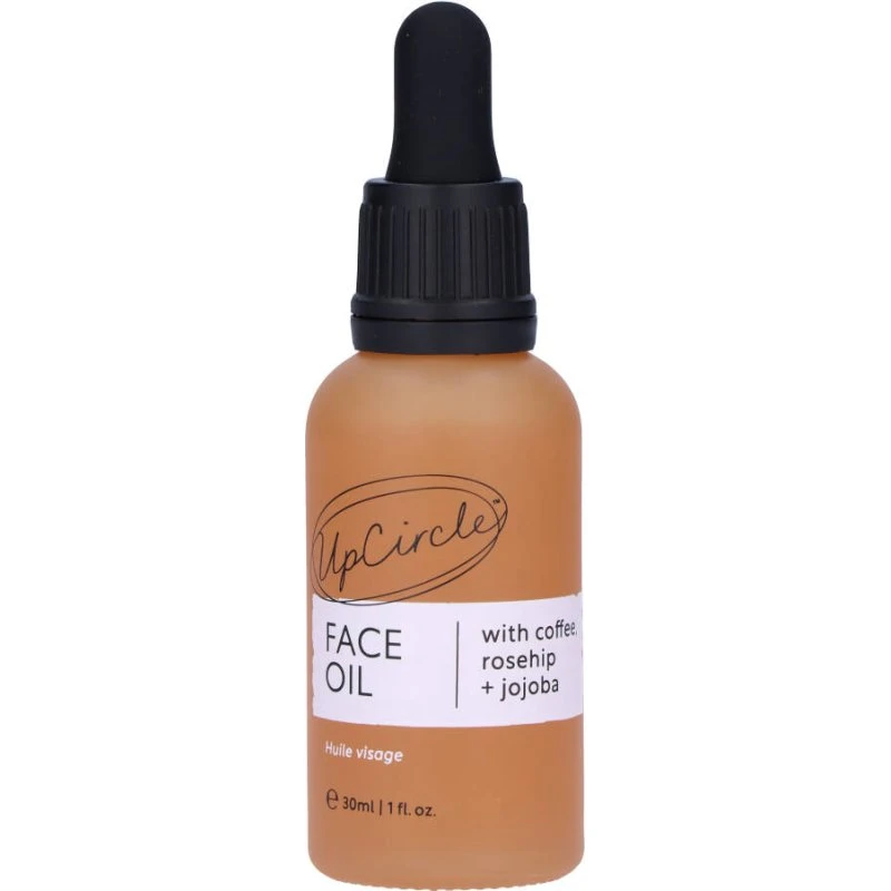 Upcircle Økologisk Ansigtsolie 30 ml – kaffe, rosehip & jojoba