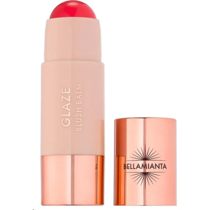 Bellamianta Glaze Blush & Glow Balm - Poppy, 5 g