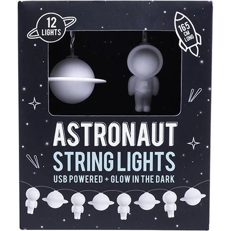 Fizz Creations Astronaut-lyskæder – lyser i mørket
