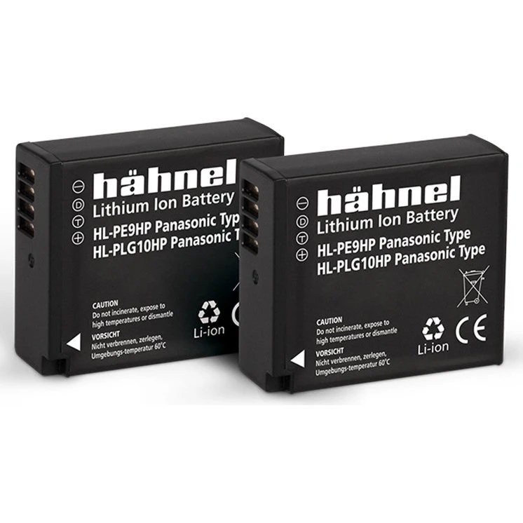Hähnel HL-PLG10HP/DMW-BLG10E 1000mAh genopladeligt batteri 2-pak