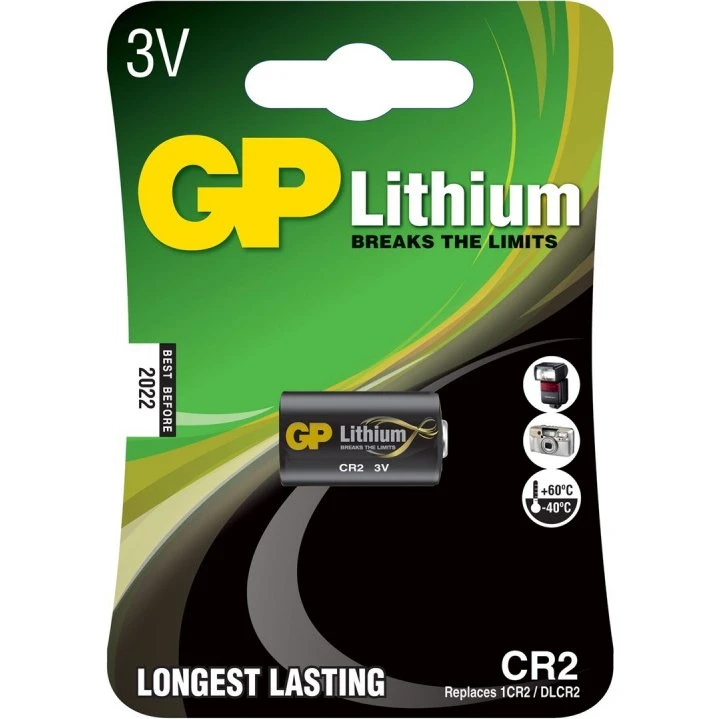 GP Lithium CR2 3V batteri, 1 stk