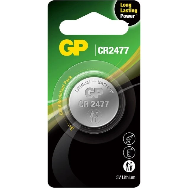 GP Lithium CR2477 knapcellebatteri 1-pak