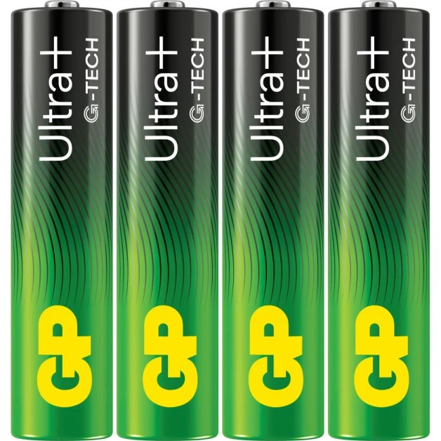 GP Ultra Plus Alkaline AAA (LR03) 4-pak