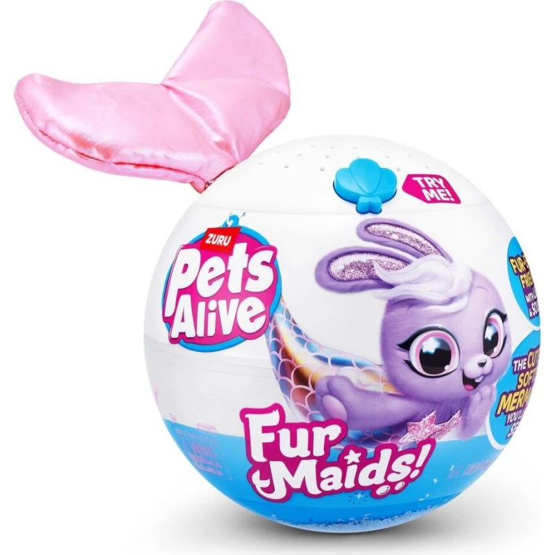 Zuru Pets Alive Fur Maids pelsjomfruer - interaktiv trio