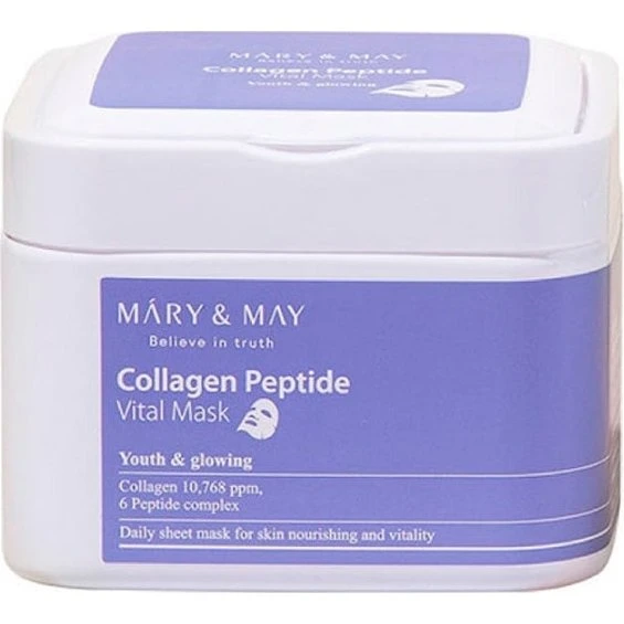Mary&May Collagen Peptide Vital Mask, 30 stk