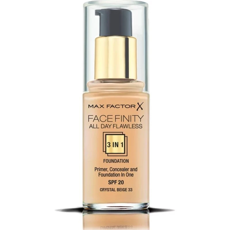 Max Factor Facefinity 3-i-1 Foundation 33 Crystal Beige 30 ml