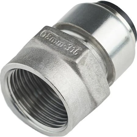ROTH overgangsmuffe 22 mm x 3/4" rustfri