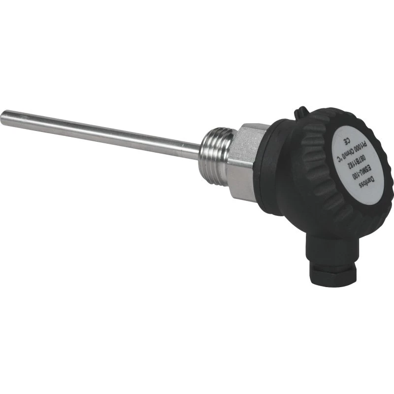 Danfoss ESMU Pt1000 dykrørsføler 100 mm rustfrit stål