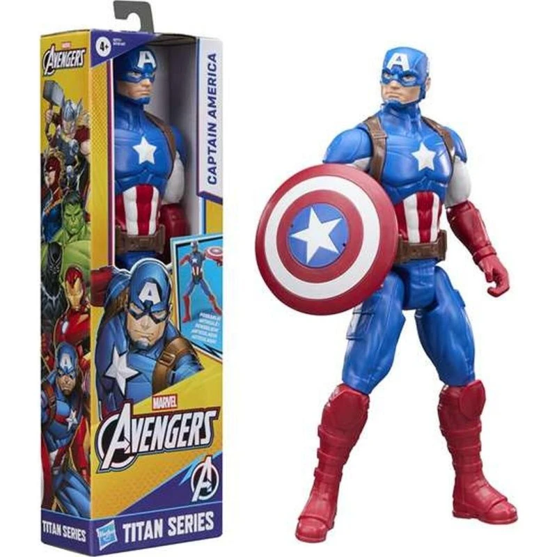 Marvel Avengers Captain America actionfigur 30 cm, blå